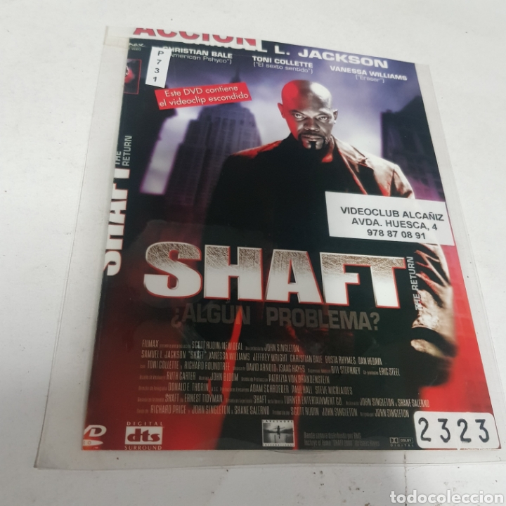 Cinema: PL 731 shaft -DVD PLASTIFICADO SIN CAJA MUCHO USO