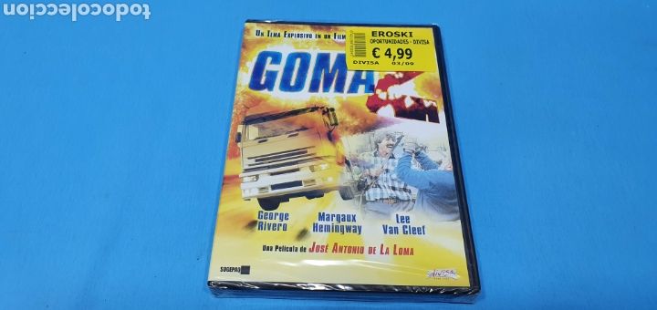 Cine: GOMA 2 - GEORGE RIVERO / MARGAUX HEMINGWAY , JOSE ANTONIO DE LA LOMA, DVD NUEVO PRECINTADO