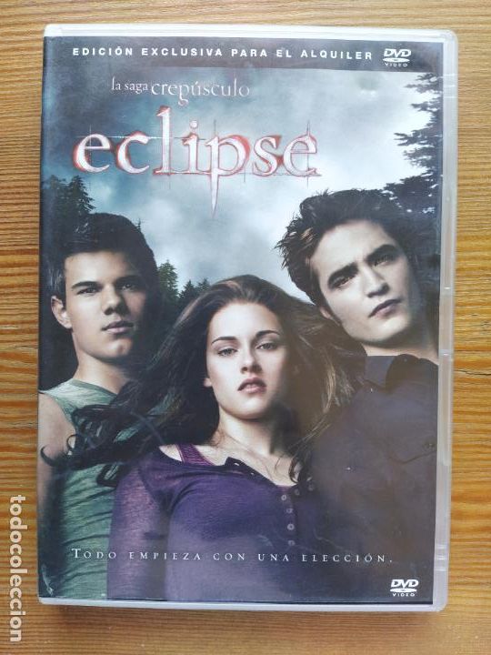 Kino: DVD ECLIPSE - LA SAGA CREPUSCULO - EDICION DE ALQUILER (032)