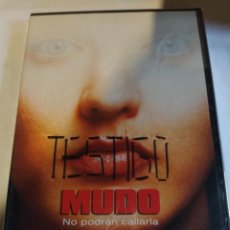 Cinéma: TESTIGO MUDO - DVD NUEVO PRECINTADO. Lote 344853493