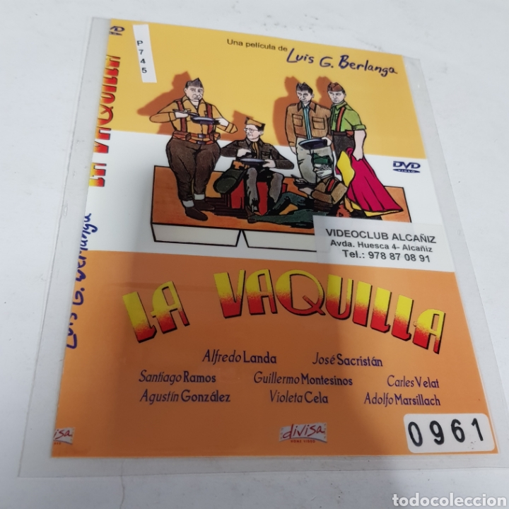 Cinema: PL 745 la vaquilla -DVD PLASTIFICADO SIN CAJA