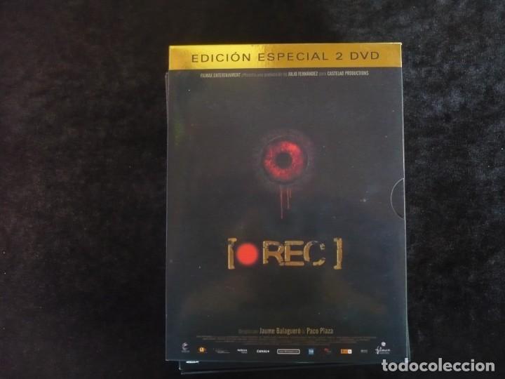 Cine: rec - edicion especial 2 discos + librito - dvd como nuevos de coleccion particular