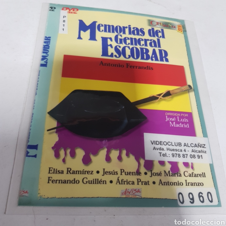 Cinema: PL 811 memorias del general Escobar -DVD PLASTIFICADO SIN CAJA