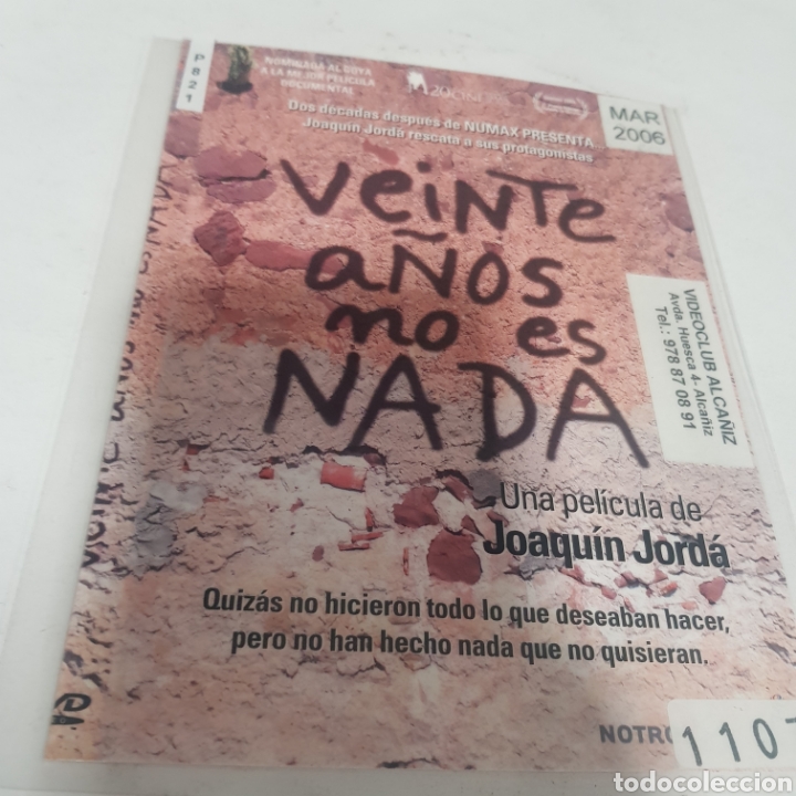 Cinema: PL821 veinte a&ntilde;os mo es nada -DVD PLASTIFICADO SIN CAJA