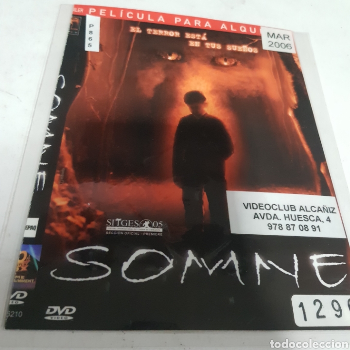 Kino: PL 865 somne -DVD PLASTIFICADO SIN CAJA mucho USO