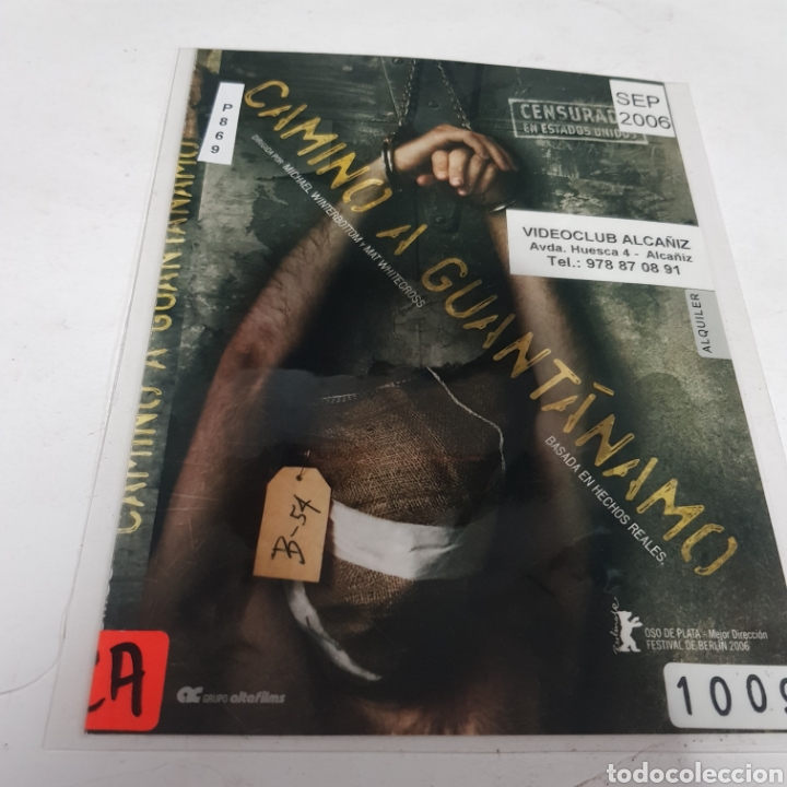 Cine: PL 869 camino a Guant&aacute;namo -DVD PLASTIFICADO SIN CAJA mucho USO