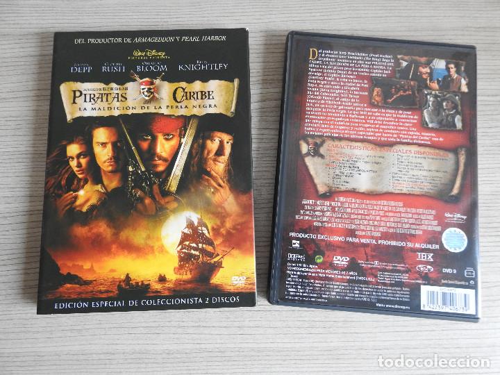 Cine: Piratas del Caribe: La maldici&oacute;n de la Perla Negra (DVD). Edici&oacute;n Especial, 2 discos