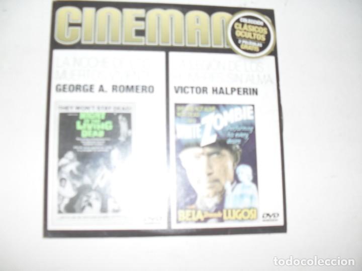 Cine: DVD LA NOCHE DE LOS MUERTOS VIVIENTES-LA LEGION DE LOS HOMBRES SIN ALMA,a&ntilde;o 2007.BUEN ESTADO.