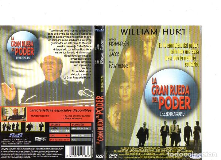 Cine: LA GRAN RUEDA DEL PODER: WILLIAM HURT DVD - Foto 1