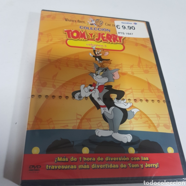 Cine: ND44 Tom y Jerry volumen 3 &nbsp; -DVD COMO NUEVO PRECINTADO