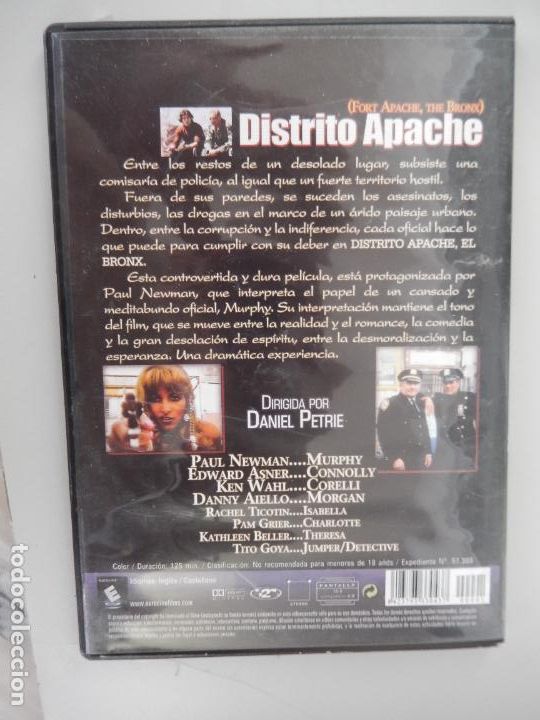 Cine: DISTRITO APACHE - PAUL NEWMAN - DVD - Foto 2