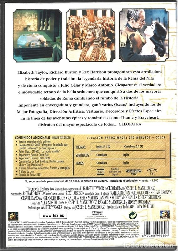 Cine: CLEOPATRA ELIZABETH TAYLOR (EDICI&Oacute;N ESPECIAL) - Foto 2