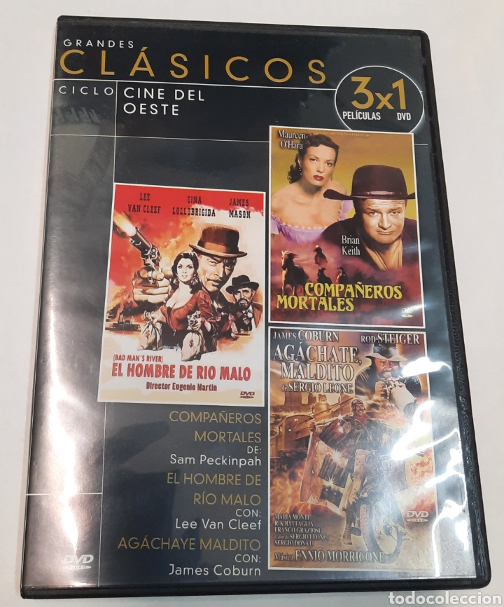 Cin&eacute;ma: Cine del oeste. Compa&ntilde;ero malo/El hombre de R&iacute;o mslo/Agachate maldito