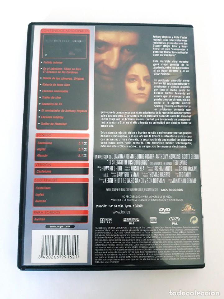 Cine: DVD El Silencio de los Corderos - Foto 2