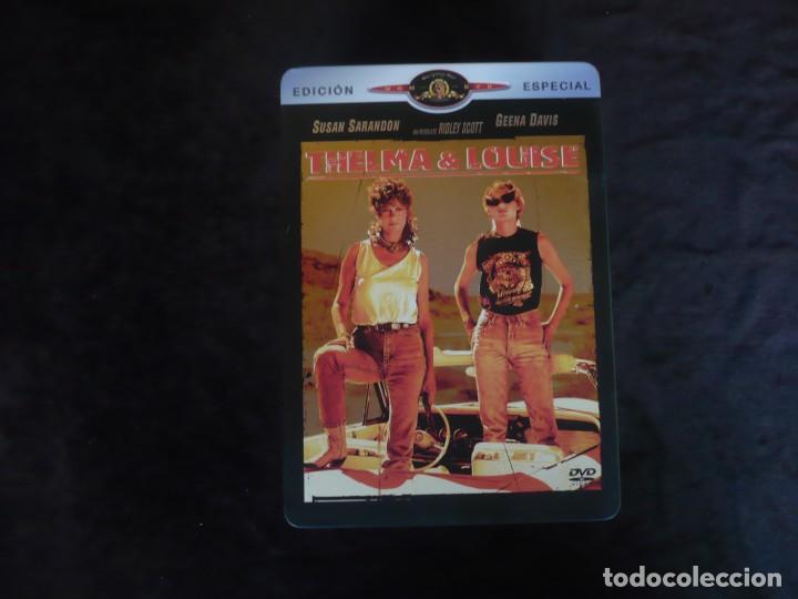Cine: thelma & louise - caja metalica - dvd como nuevo