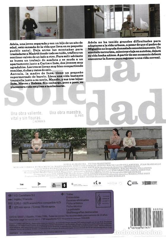 Cine: LA SOLEDAD (PRECINTADO) - Foto 2