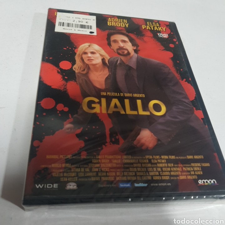 Cine: ND57 giallo -DVD NUEVO PRECINTADO