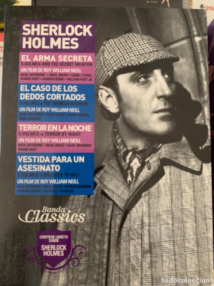 Cinema: Sherlock Holmes:El Arma Secreta/El caso de los dedos cortados/Terror en la noche/Vestida para un as