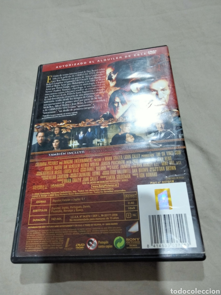 Cine: El c&oacute;digo da Vinci dvd -11 - Foto 2