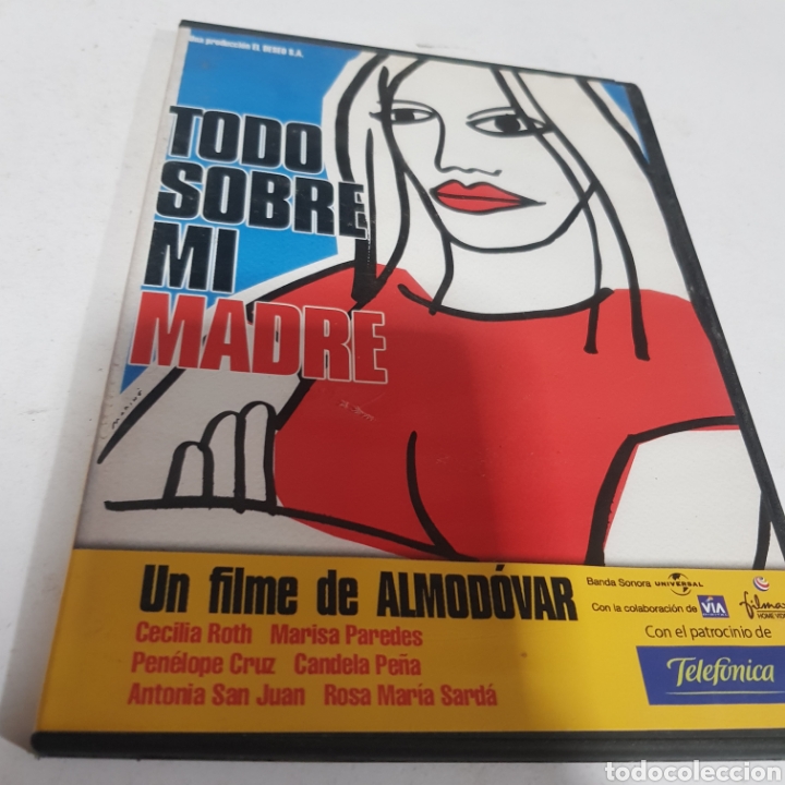 Cinema: DVS14 Todo sobre mi madre -DVD SEGUNDA MANO TAPA FINA