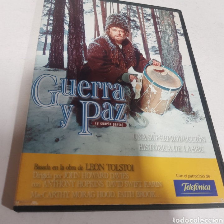 Cinema: DVS13 Guerra y paz cuarta parte -DVD SEGUNDA MANO TAPA FINA