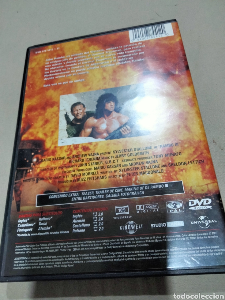 Cine: Rambo 3 dvd -------- 1 - Foto 2