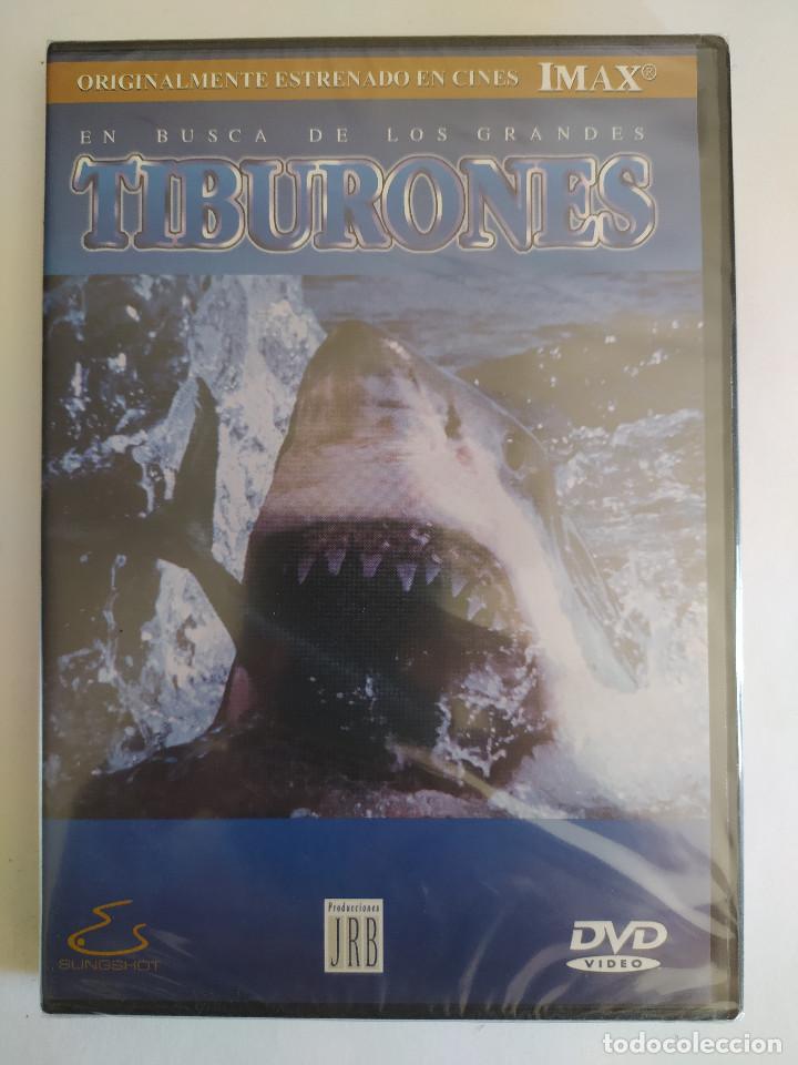 Cine: DOCUMENTAL DVD IMAX EN BUSCA DE LOS GRANDES TIBURONES PRECINTADO COMPRA M&Iacute;NIMA 5 EUROS