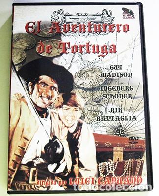 Cine: EL AVENTURERO DE TORTUGA DVD PEL&Iacute;CULA AVENTURA PIRATAS CARIBE - BATTAGLIA GUY MADISON INDIOS AM&Eacute;RICA