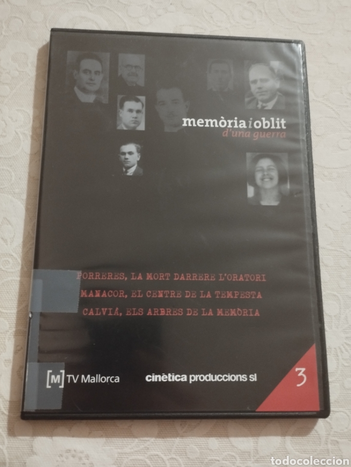 Cinema: MEM&Ograve;RIA I OBLIT D'UNA GUERRA N&deg; 3 (PORRERES / MANACOR / CALVI&Agrave;) DVD
