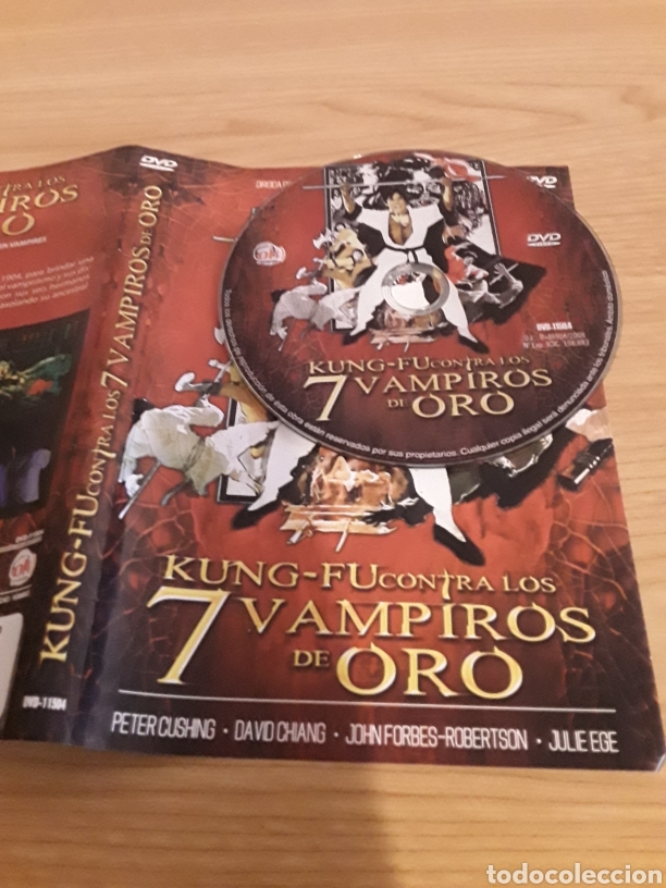 Cine: Pelicula dvd kung fu contra los 7 vampiros de oro
