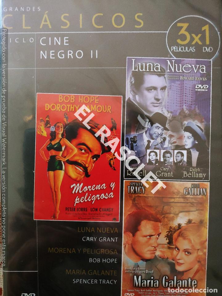 Cinema: CINE PELICULA EN DVD -CINE NEGRO II 3 X 1 -MORENA Y PELIGROSA-LUNA NUEVA-MARAIA GALANTE