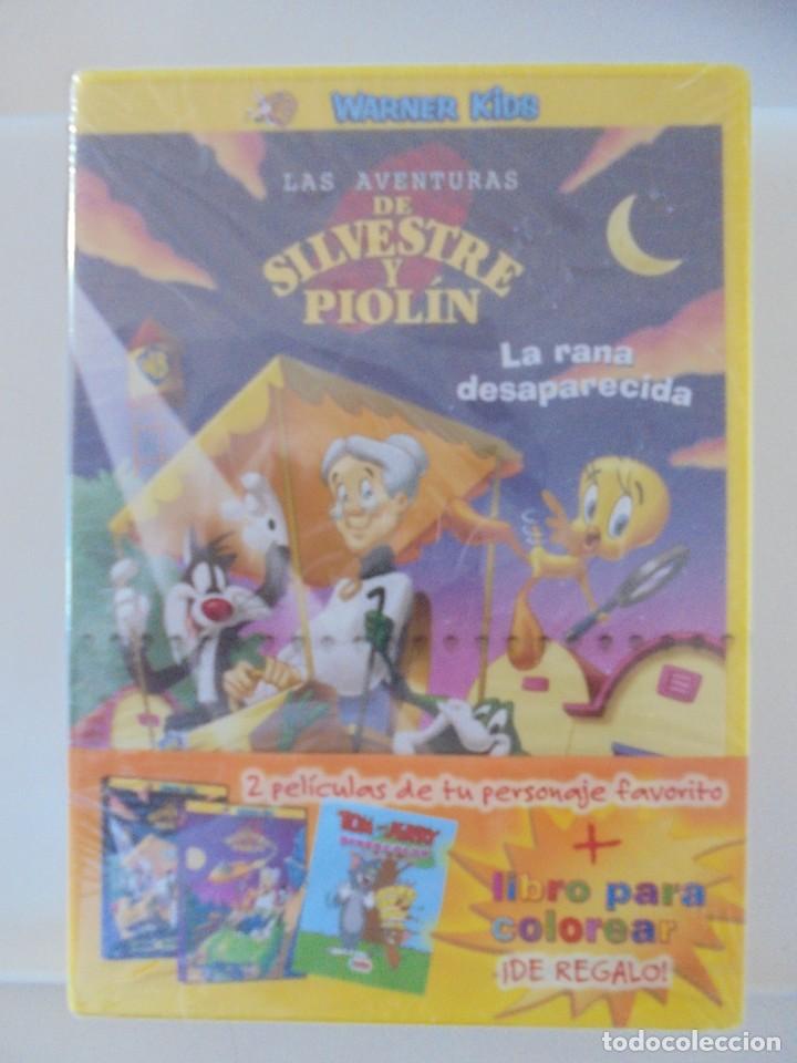 Cinema: LAS AVENTURAS DE SILVESTRE Y PIOLIN. 2 DVD WARNER NUEVOS A ESTRENAR. Y 1 LIBRO PARA COLOREAR