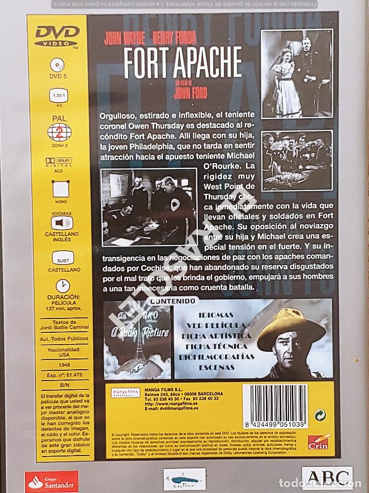 Cine: CINE PELICULA EN DVD -FORT APACHE - Foto 3