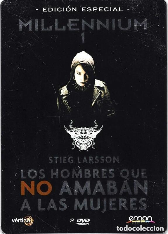 Cine: LOS HOMBRES QUE NO AMABAN A SUS MUJERES !!! DVD COMO NUEVO *** STEELBOOK - 2 DVD