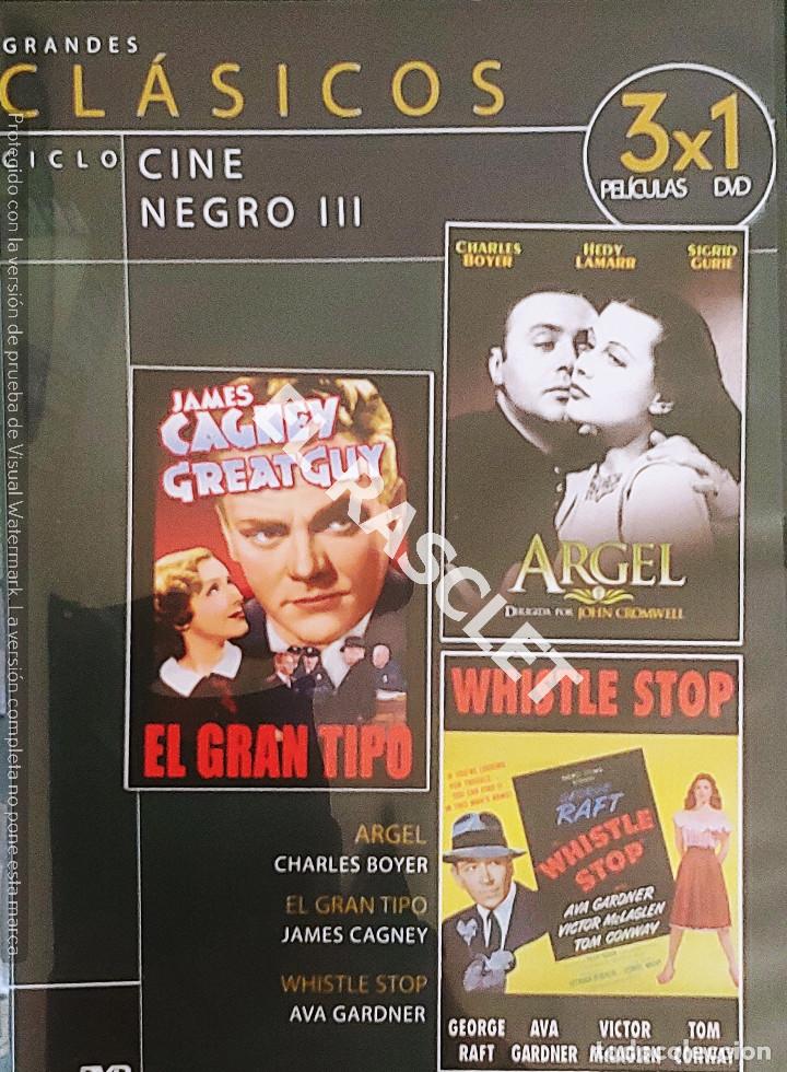 Cin&eacute;ma: CINE PELICULA EN DVD -CLASICOS 3X1 - EL GRAN TIPO-ARGEL-WHISTLE STOP