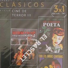 Cine: CINE PELICULA EN DVD -COLECCIÓN 3 X 1- HERMANAS-D.O.A - EL ASESINO POETA. Lote 354088078