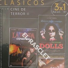 Cine: CINE PELICULA EN DVD -COLECCIÓN 3 X 1-LA TIENDA- DOLLS-LA SERPIENTE VOLADORA. Lote 354088838