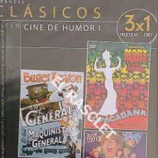 Cine: CINE PELICULA EN DVD -COLECCIÓN 3 X 1-THE GENERAL- COPACABANA- OH! QUE MIERCOLES. Lote 354089083