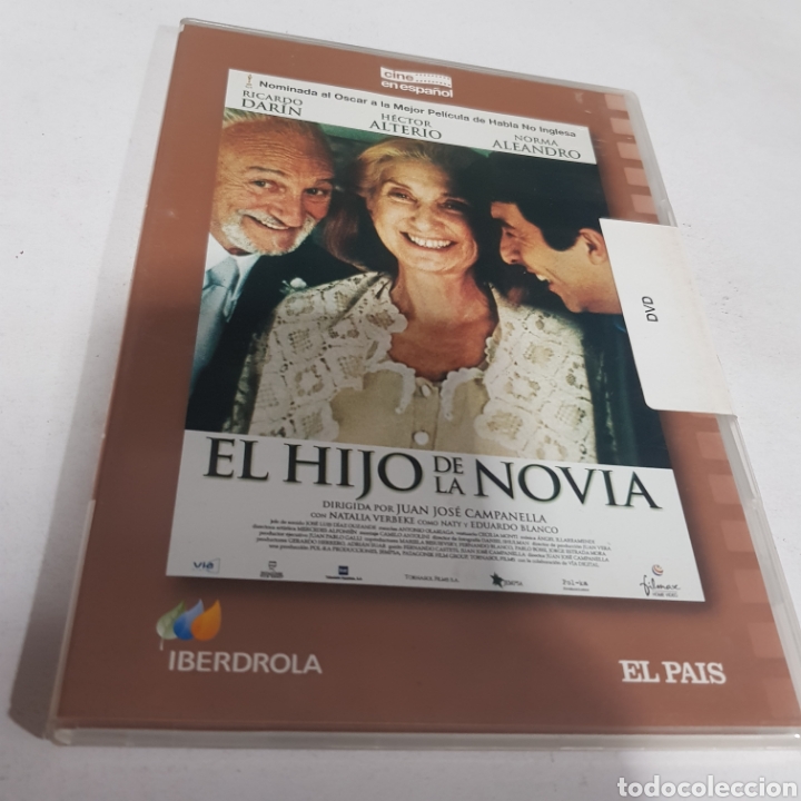 Cinema: DVS34 El hijo de la novia -DVD SEGUNDA MANO TAPA FINA