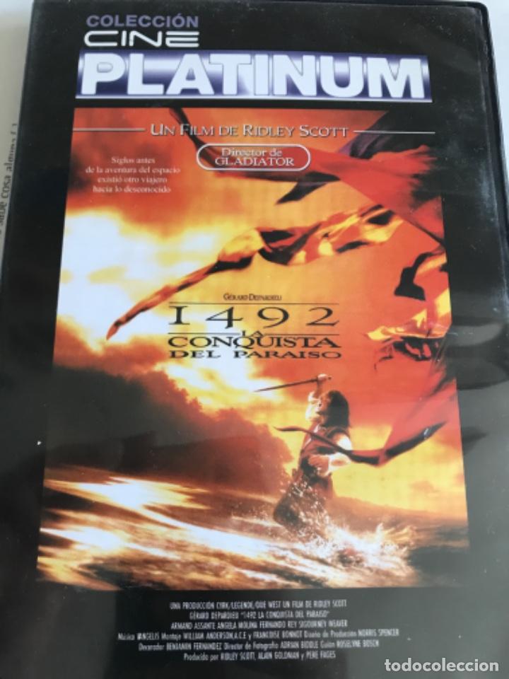 Cine: DVD. 1492, la conquista del para&iacute;so. Espa&ntilde;ol e ingl&eacute;s