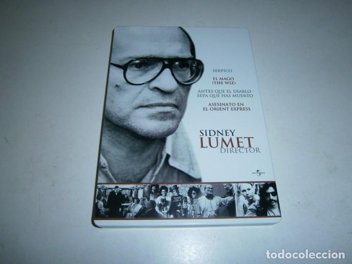 Cine: SIDNEY LUMET DIRECTOR DVD 4 PELICULAS CAJA METALICA