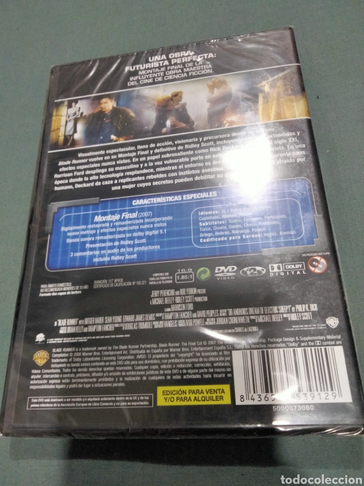 Cine: Blade Runner dvd Nuevo -38 - Foto 2