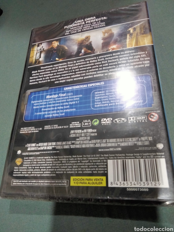 Cine: Blade Runner dvd Nuevo -38 - Foto 2