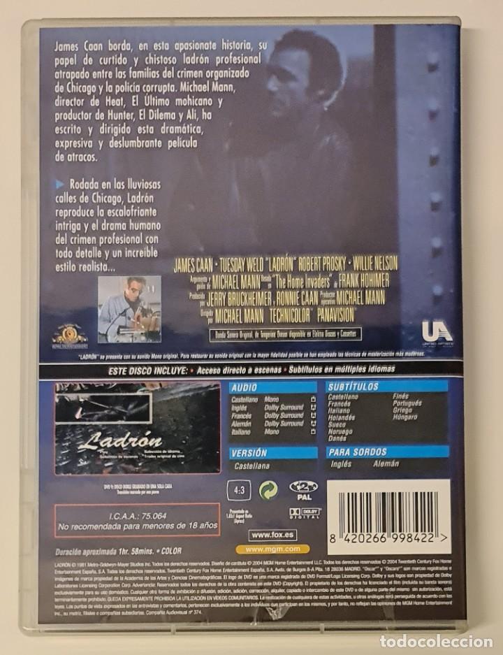 Cine: Ladr&oacute;n - Michael Mann (DVD) - Foto 2