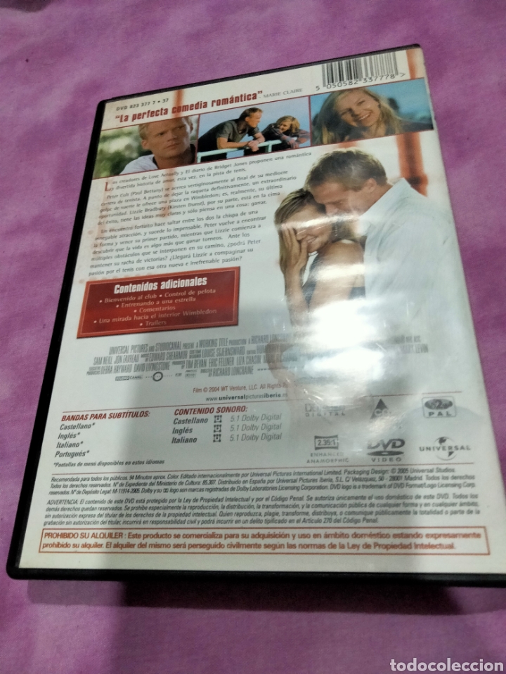 Cine: Wimbledon dvd ---- 186 - Foto 2