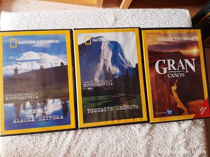Cine: DVD DOCUMENTAL NATIONAL GEOGRAPHIC PARQUE AMERICA YOSEMITE ALASKA DENALI GRAN CA&Ntilde;ON 3 DVDS