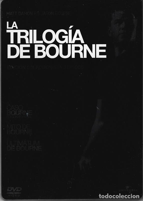 Cinema: LA TRILOG&Iacute;A DE BOURNE EDICI&Oacute;N COLECCIONISTA 3 DISCOS (ESTUCHE MET&Aacute;LICO)