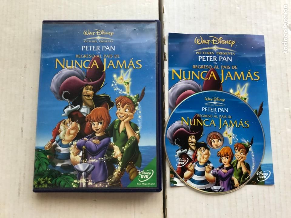 Cine: PETER PAN EN EL REGRESO AL PAIS DE NUNCA JAMAS WALT DISNEY 2 - PELICULA DVD KREATEN