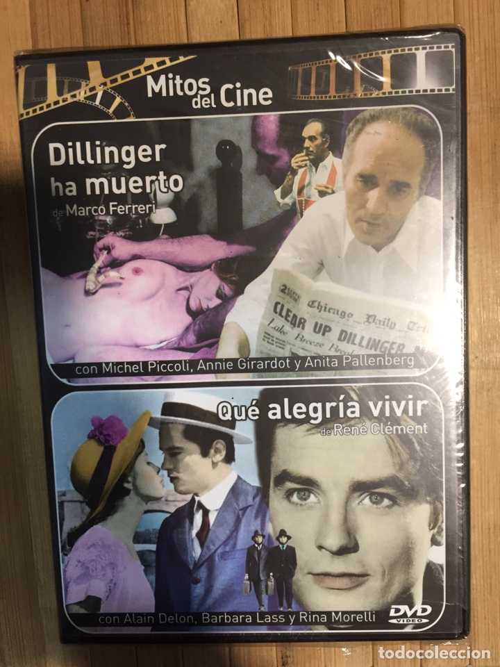 Cine: Dillinger ha muerto + Que alegr&iacute;a vivir DVD - Precintado -
