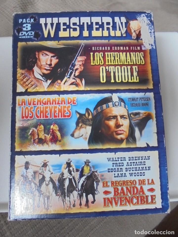 Cin&eacute;ma: WESTERN. ESTUCHE CON 3 DVD'S CON 3 PELICULAS DEL OESTE. LOS HERMANO O'TOOLE - LA VENGANZA DE LOS CHE